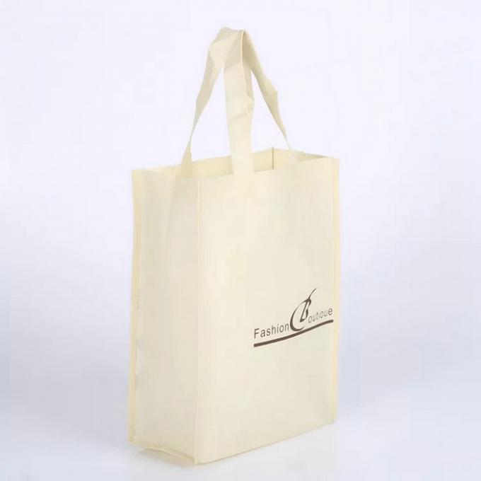 Elegant Durable Non Woven Fabric Bags For Supermarket Wash In Cold Water